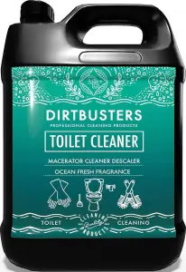 Saniflo Macerator Descaler Toilet Cleaner, Septic Tank Safe, Ocean Fresh (5L)