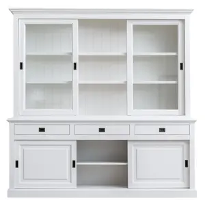 Anneros Display Cabinet Pure White