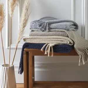 Hayden Eco-Friendly Basket Weave Throw