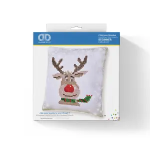 Diamond Painting Kit: Cushion: Christmas Reindeer