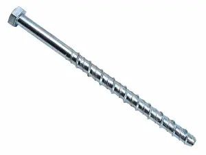 MasonMate M12 x 200mm Hex Concrete Screwbolts - Pack of 10 for Durable Anchoring Solutions