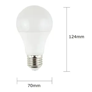 ValueLights Pack of 10 High Power 10w LED ES E27 SMD GLS Energy Saving Long Life Bulbs 3000K Warm White