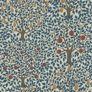 Galerie Apelviken 2 Blue Apples & Pears Smooth Wallpaper