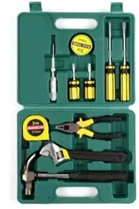 11Pcs Diy Household Hand Tool Set Basic Home Repair Tools Kit With