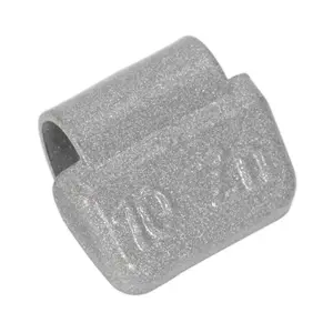 Sealey Wheel Weight 10g Hammer-On Plastic Coated Zinc for Alloy Wheels Pack of 100 WWAH10