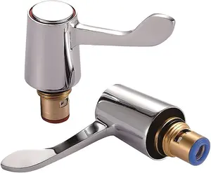 Tap Revivers Kit 12.7mm Lever Head Basin Sink Taps Mixers Bidet Handles Quarter Turn Valves Cartridges Hot and Cold