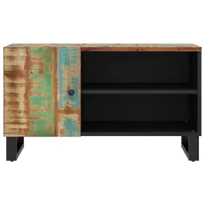 Berkfield TV Cabinet 80x33x46 cm Solid Wood Reclaimed&Engineered Wood