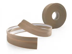 Self-adhesive flexible coved skirting board pvc strip floor wall joint k.102  5m(L) - driftwood