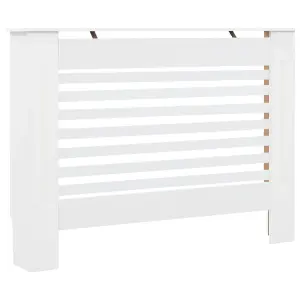 Berkfield Radiator Cover White 112x19x81.5 cm MDF