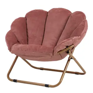 icon Toro Velvet Accent Chair Pink Folding Chair