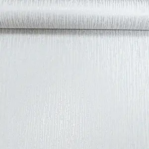 Erismann White Silver Metallic Shimmer Glitter Shine Textured Wallpaper