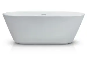 Lisna Waters LWFBS6100 1800mm x 800mm Double Ended Freestanding Bath