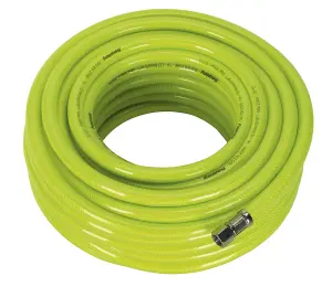 Sealey Air Hose High-Visibility 20m x 8mm with 1/4"BSP Unions