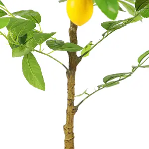 Artificial Lemons Tree Tall Fake Lemon Tree - 105cm