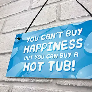 Funny Hot Tub Sign Garden Shed Summerhouse Decking Sign Outdoor Plaque Home Gift