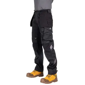 Mascot Unique Lightweight Trousers with Holster Pockets (Black)  (40.5) (Leg Length - Regular)