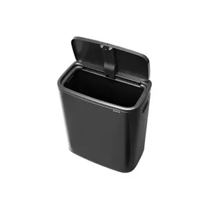 Bo Touch Bin, 60 litre, with 1 inner Plastic Bucket Matt Black