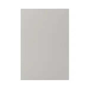 GoodHome Stevia Matt Pewter grey slab Standard End panel (H)870mm (W)590mm