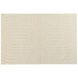 Wool Area Rug 200 x 300 cm Beige MASTUNG