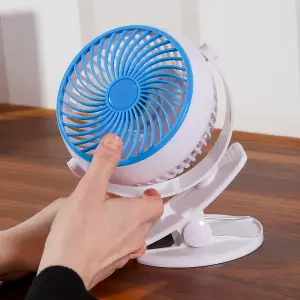 JML Chillmax Go Fan White - 360 powerful, portable cordless fan