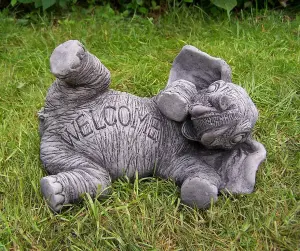 Amusing Welcome Elephant Garden Statue