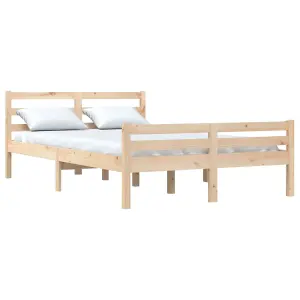 Berkfield Bed Frame Solid Wood 150x200 cm King Size