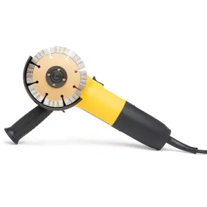 850w Angle Grinder Wolf 115mm Corded with Diamond Disc