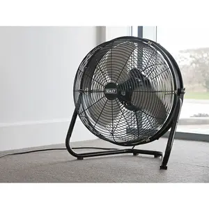 Sealey Industrial High Velocity Floor Fan with Internal Oscillation 18" HVF18IS