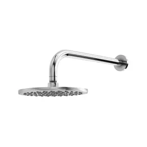 Emilia Round Chrome Shower Head & Arm