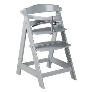 Sit Up High Chair Grey