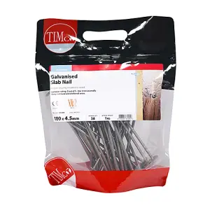 TIMCO Masonry Nails Washered Zinc - 30 x 3.70