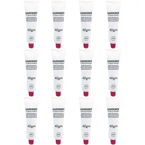 Tetrosyl EXH001 Red Hardener for Resin Body Fillers 40gm x12 Excellent Coverage