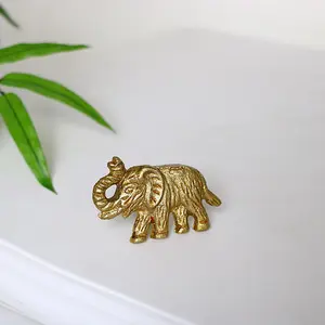 Melody Maison Gold Elephant Drawer Knob