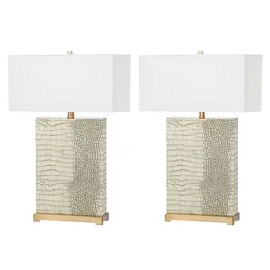 Angelinea 71cm Table Lamp Set (Set of 2) Tan