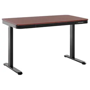 Adjustable Desk Electric Dark Wood KENLY