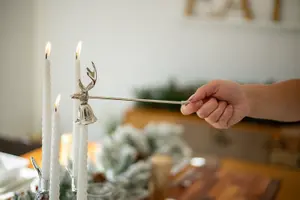 Christmas Candle Wick Snuffer - Reindeer/Stag