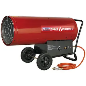 Space Warmer Propane Heater - 210000 to 400000 Btu/hr - Gas Regulator & Hose