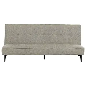 Beliani Modern Sofa Bed ESSVIK Light Green