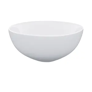 Nes Home Cloakroom 320mm Round Countertop Basin White