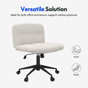 FlexiSpot U-shaped Design Support Ergonomic Office Chair Light Brown