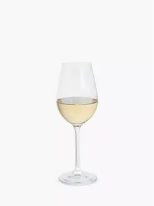 Dartington Crystal Entertain White Wine Glass, Set Of 4, 250Ml, Clear