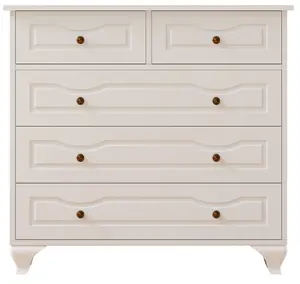 CHLOE 3+2 White Chest Of Drawers