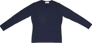 100% Merino Ladies Crew Neck Sweater Navy XS Jumper