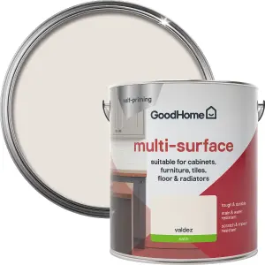 GoodHome Durable Valdez Satin Multi-surface paint, 2L