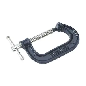 Sealey G-Clamp Fitted With Swivel Tip To Reduce Marking Length 75mm AK6003