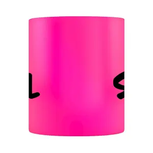 Grindstore Anti Social Mug Pink/Black (One Size)