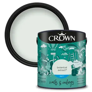 Crown Walls & Ceilings Matt Emulsion Paint Botanical Extract - 2.5L