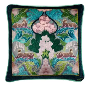 Suburban Jungle Soft Touch Velvet Filled Cushion