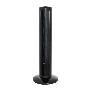 Bremmer Tower Blade Fan in Black, 29 Inch