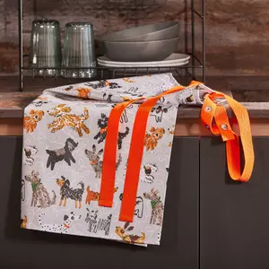 Dog Days Animal Print PVC/Oil cloth Apron